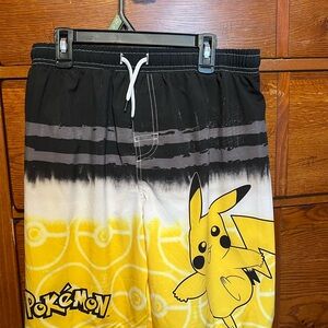Pokemon Black and Yellow Kids Swim Trunks